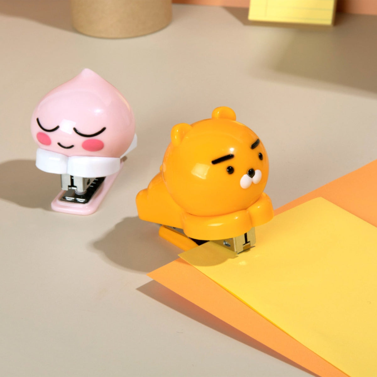 KAKAO FRIENDS Cute Character 3D Toy Figure Mini Stapler - SkoopMarket