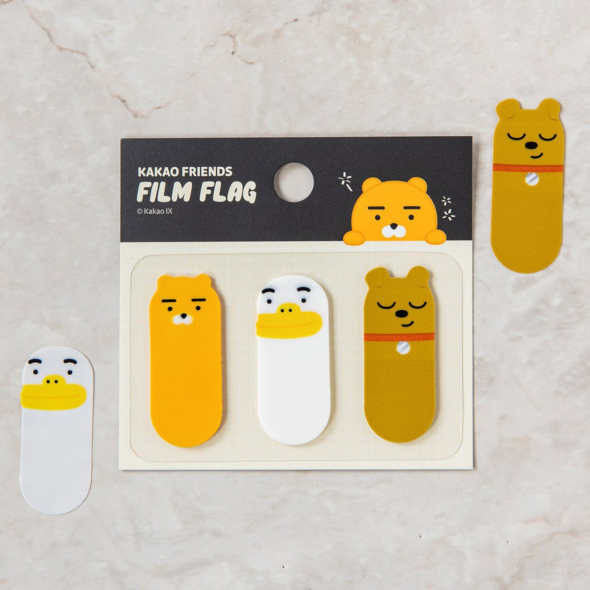 KAKAO FRIENDS Cute Character Book Page Film Flags Tabs Markers - SkoopMarket