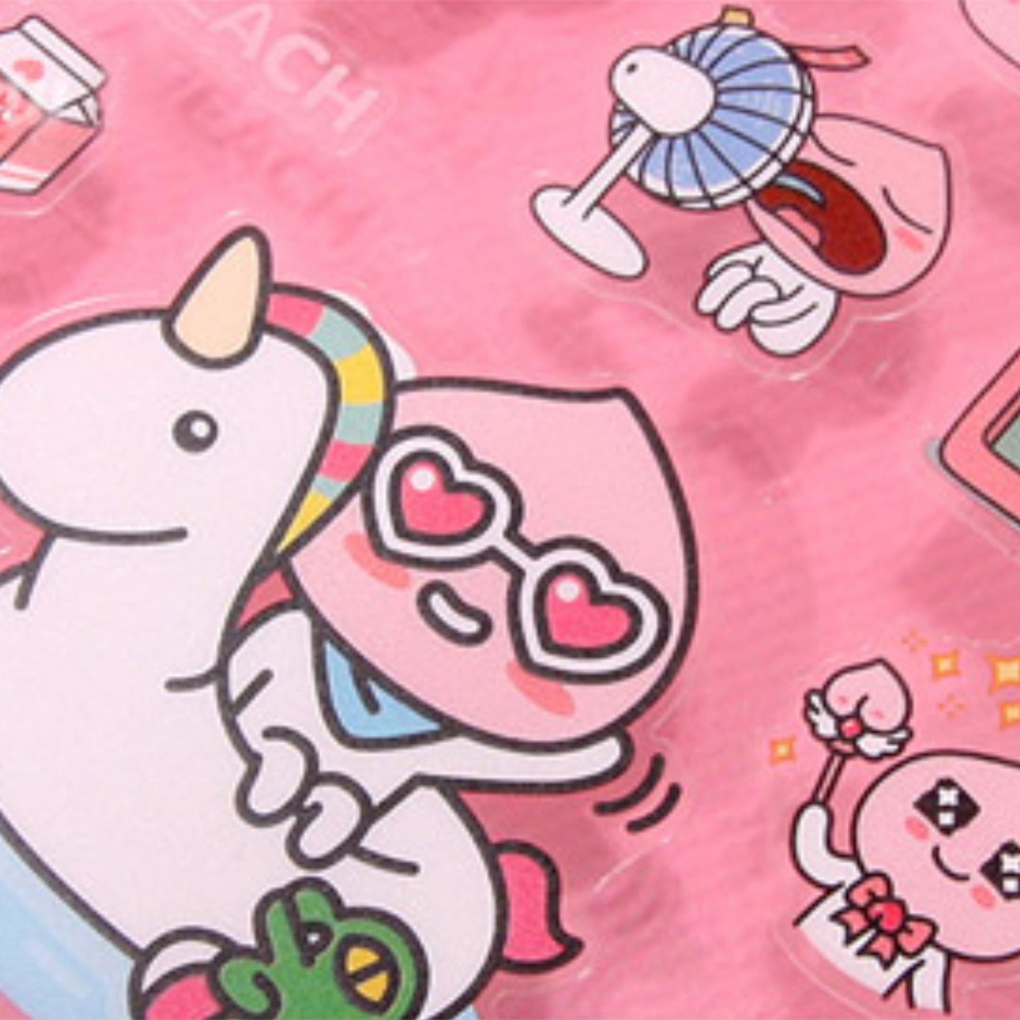 KAKAO FRIENDS Cute Character Clear Sticker Pack for Kids - SkoopMarket