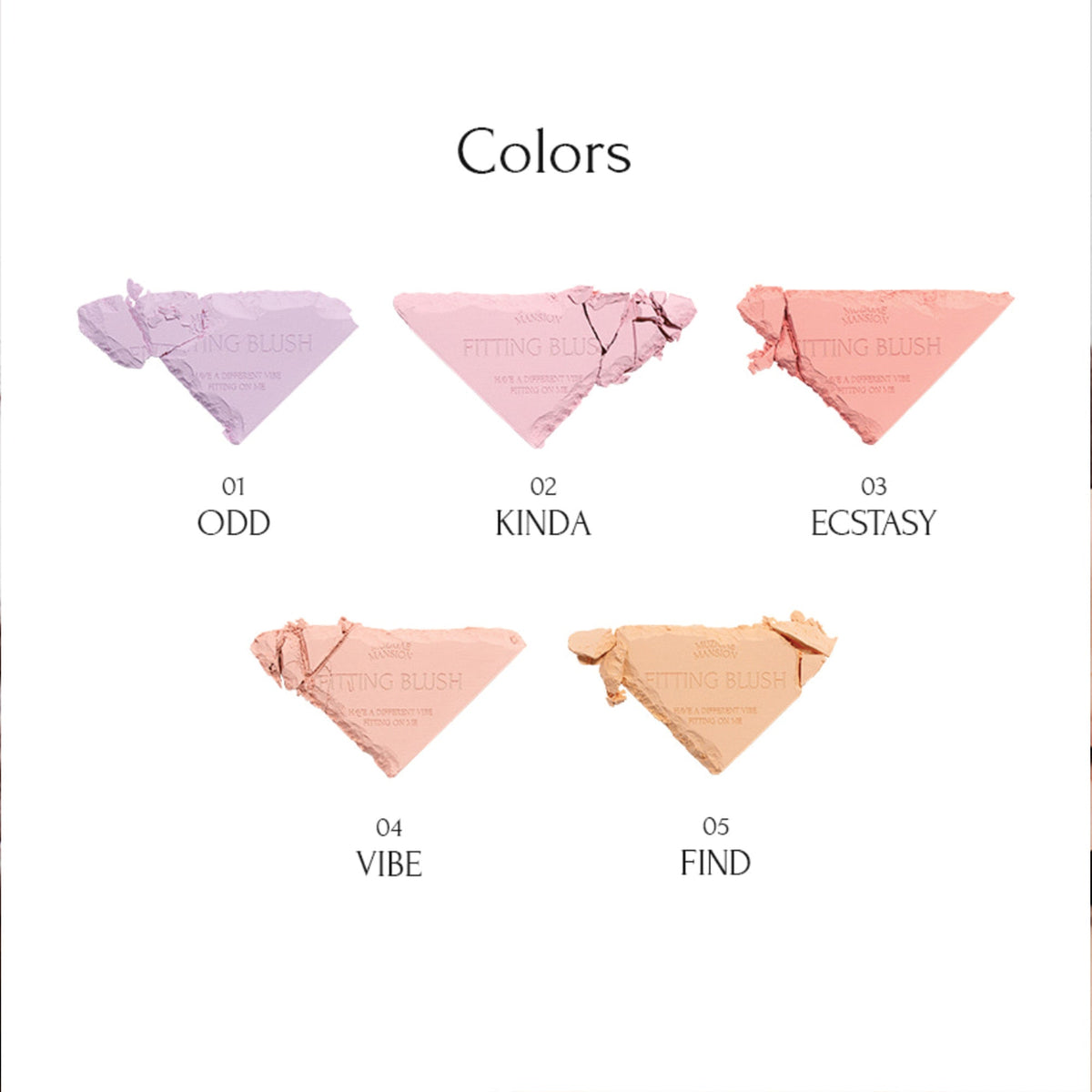 [MUZIGAE] Fitting Blush (5 Colors) - SkoopMarket